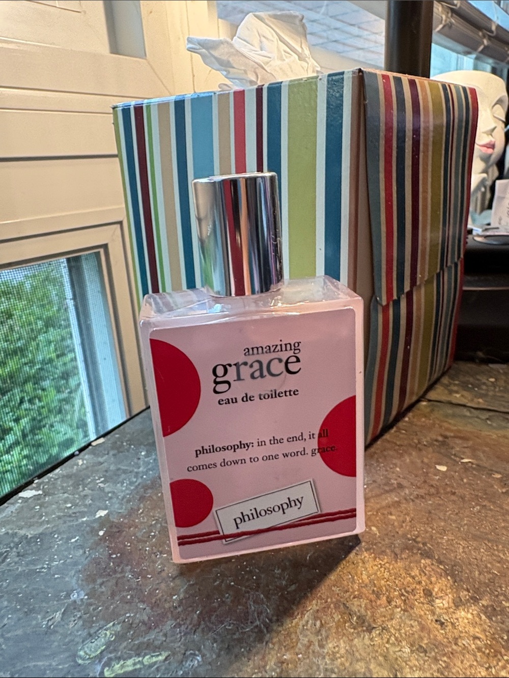 Philosophy Pink Bottle with Red Dot Accents Eau de Toilette